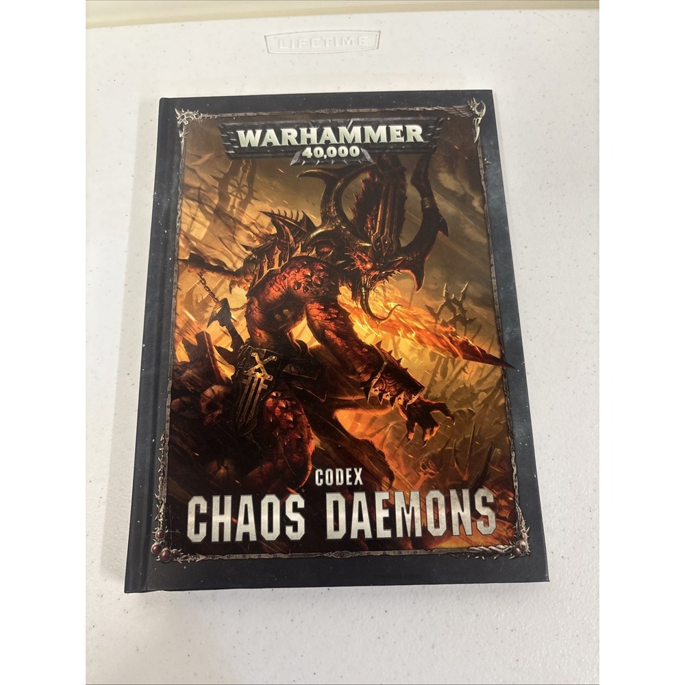 Warhammer 40,000 Codex Chaos Daemons Hardcover Rule‎ Book HB